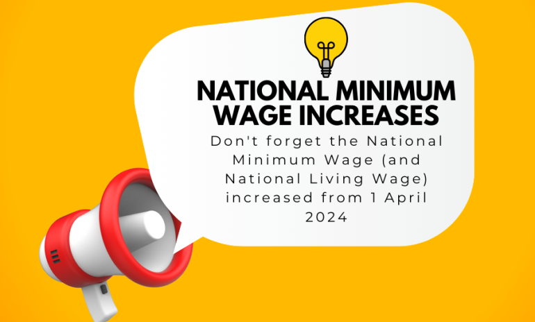 Get Ready for the National Minimum Wage Increase