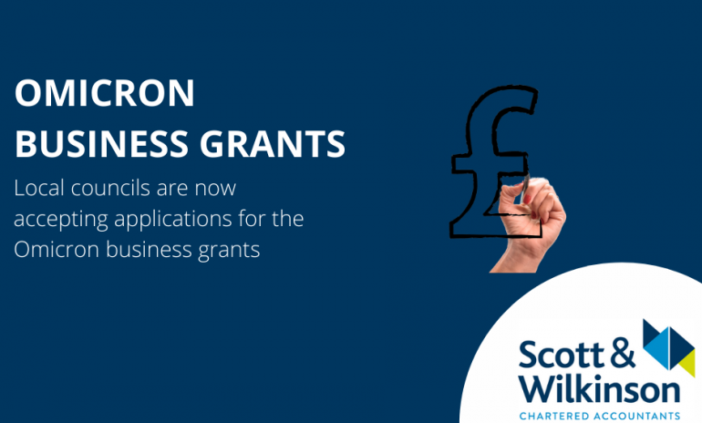 Grant Applications Now Open for Omicron Affected Businesses