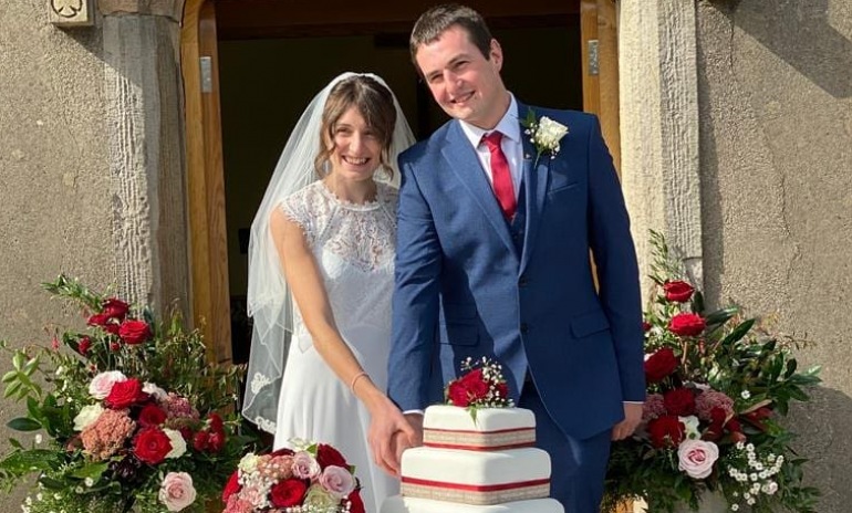 Wedding bells were ringing for our colleague Rachel Harrison